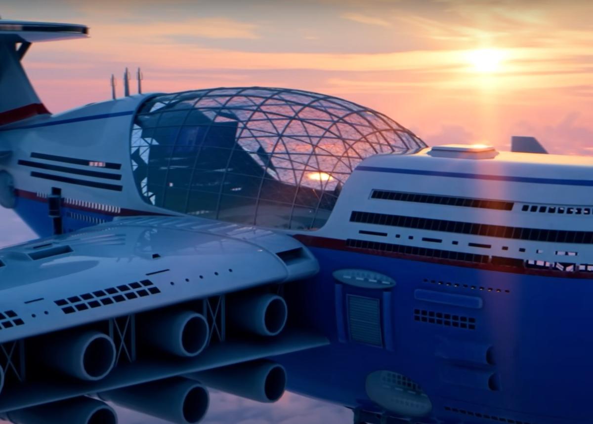 Sky Cruise – фантастическая концепция летающего отеля