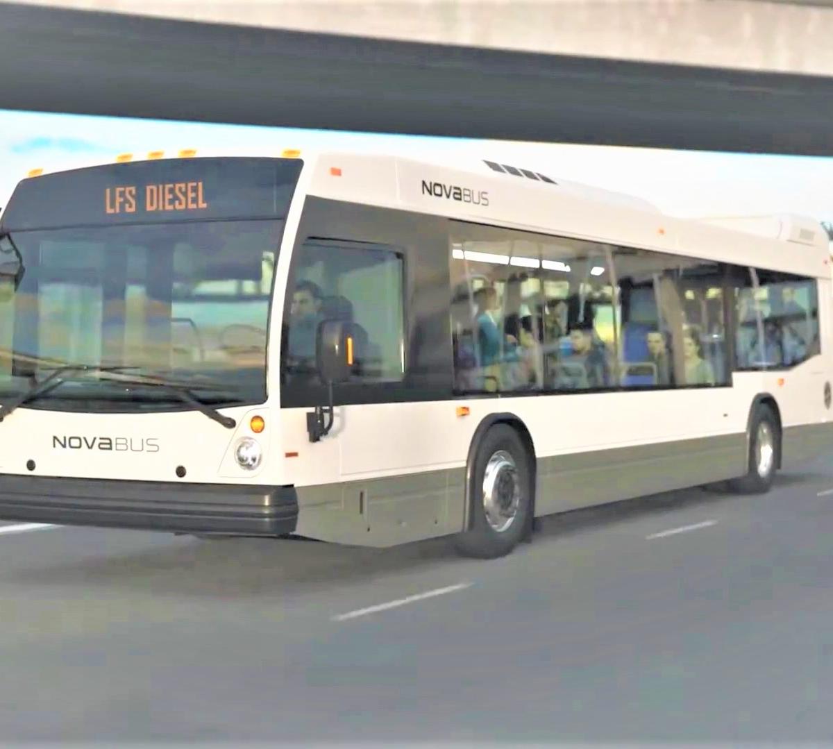 Что из себя представляет нью-йоркский городской автобус?