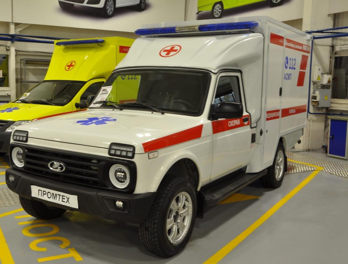 Geliştiriciler, LADA Niva Legend'e dayanan bir ambulans sundu
