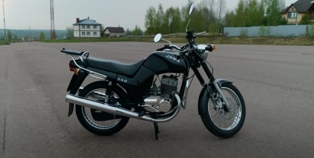 The two-stroke JAWA is still produced at the same plant in the Czech Republic