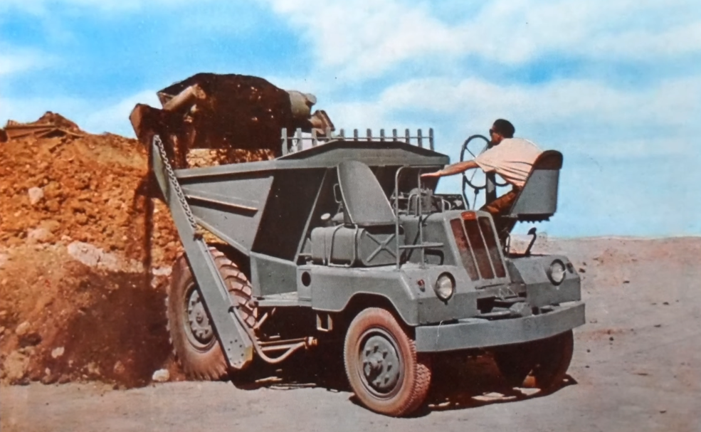This strange dump truck worked in the USSR
