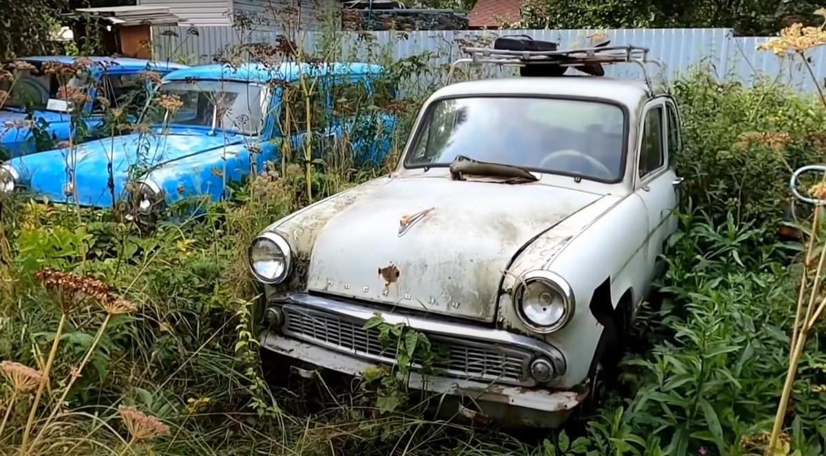 Abandoned in the garden Moskvich-407 - is it possible to start it and go?