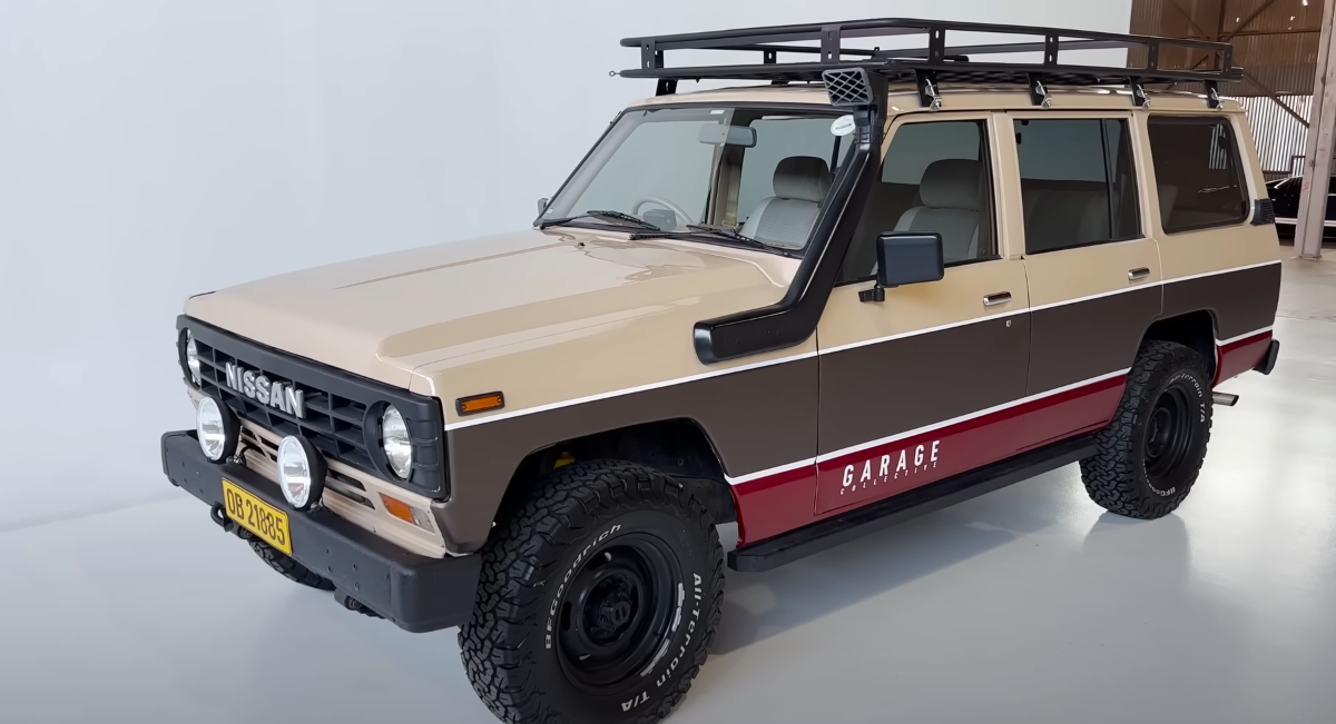 Старый Nissan Patrol из 1980-х годов – тогда делали правильные внедорожники