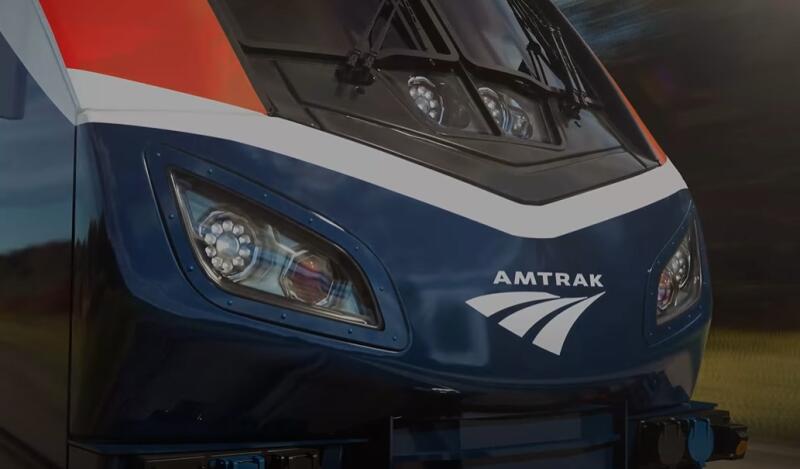 Гибридные поезда Amtrak Airo нового поколения начнут курсировать с 2026 года