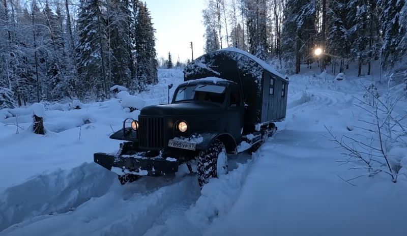 ЗИЛ 157 зимний подогревом