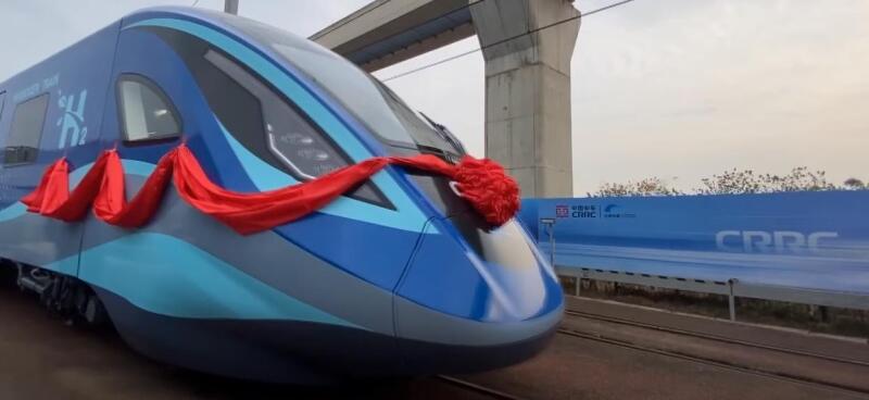 Запущен самый быстрый в мире поезд на водороде