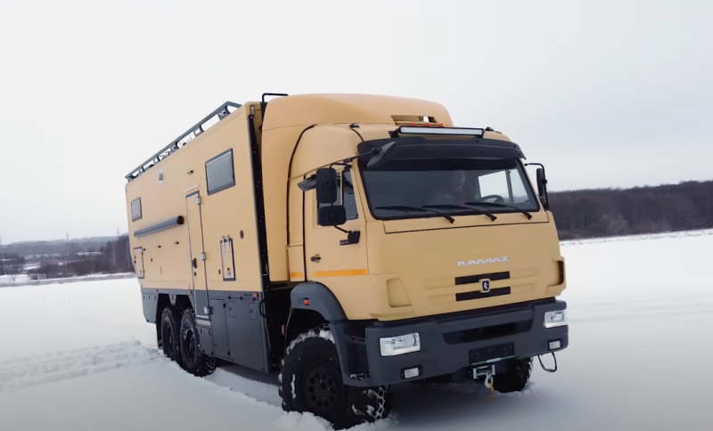 Автодом на шасси грузовика КамАЗ 6х6 – для внедорожных путешествий