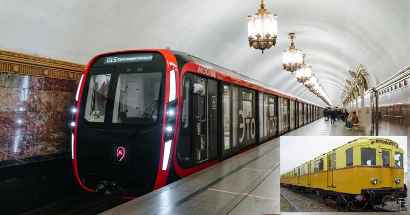 Эволюция вагона московского метро: от мягких диванов до цифровых технологий