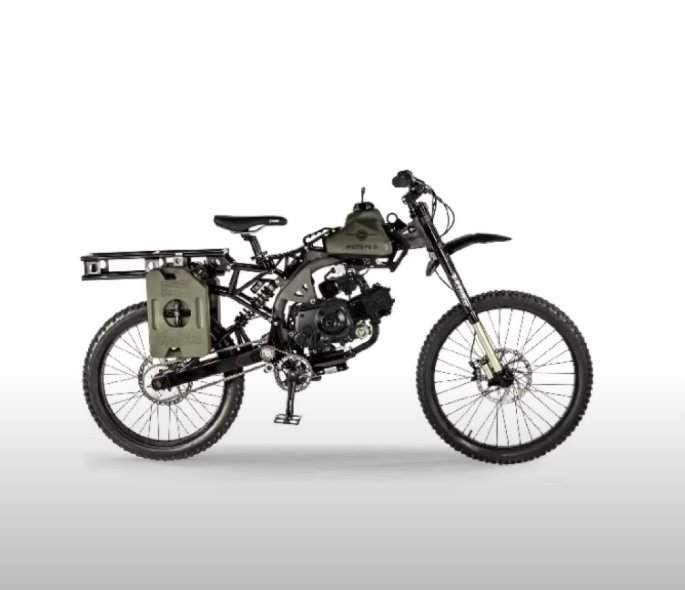 Motoped – странный гибрид горного велосипеда с мотоциклом