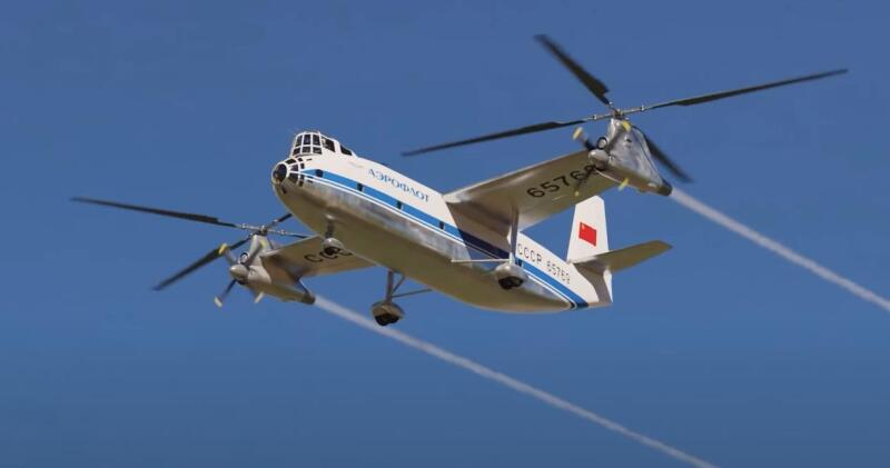 Ka-22 - tại sao những khó khăn trong quá trình thử nghiệm không cho phép cánh quạt lên băng tải