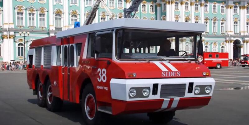 ZIL-Sides VMA-30 - the most beautiful fire truck of the USSR