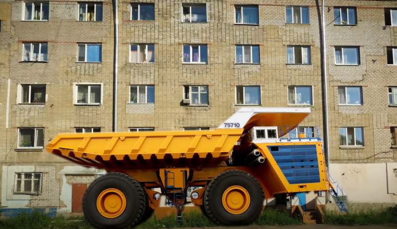 BelAZ-75710 - the largest mining dump truck in the world
