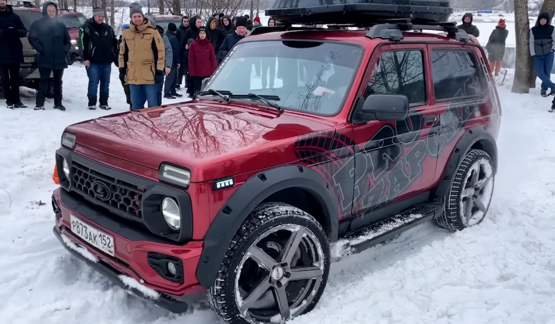 This "Niva" does not go off-road, although 1 million rubles have been invested in it