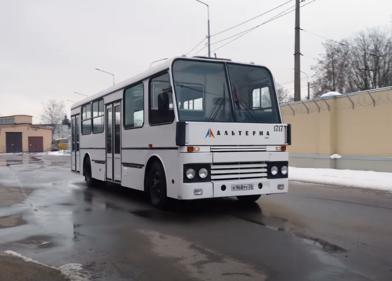 Alterna-4216 - test drive of a rare bus from the 90s
