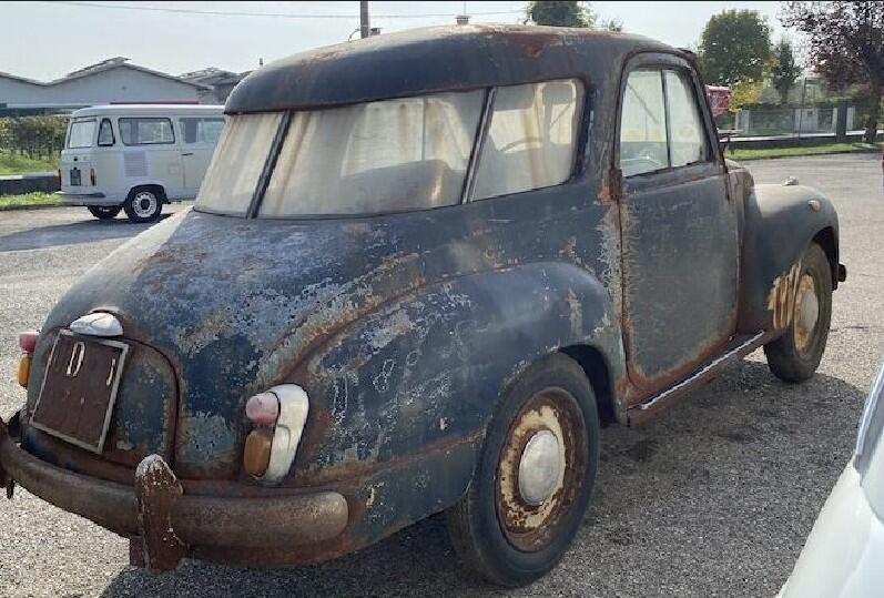 Санта Мариа, матэр Дэи! Да это же FIAT Topolino C Francis Lombardi Lunotto Panoramico Special 1949 года выпуска