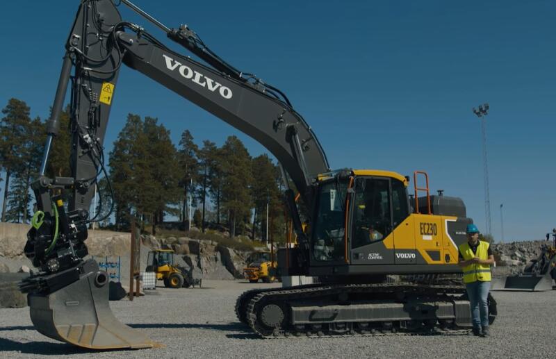 В Volvo заявили, что создали электрический экскаватор, не уступающий дизельному