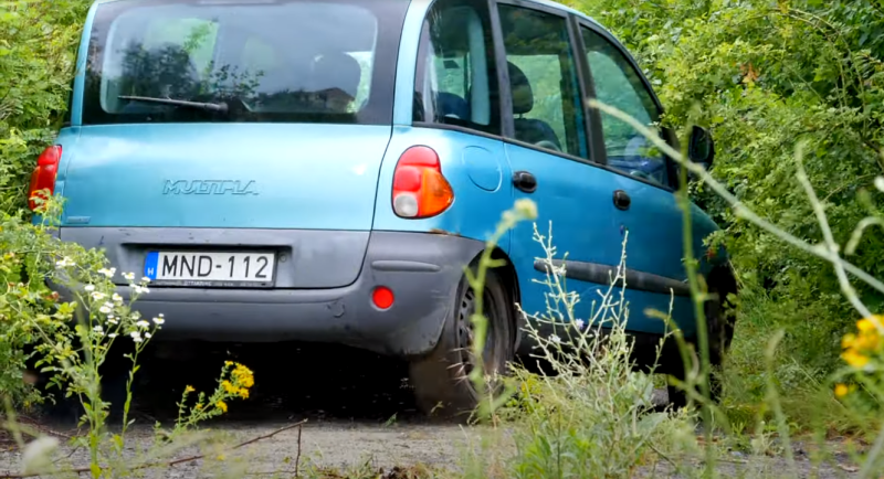 Fiat Multipla и нога