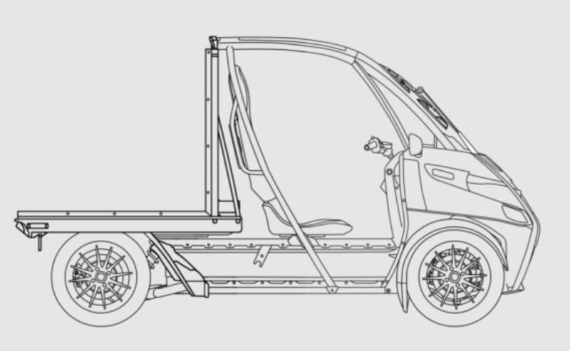 Arcimoto – новый трехколесный грузовик универсального назначения