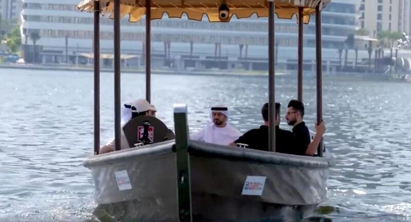 В Дубае проходит испытания первая самоходная абра с электроприводом