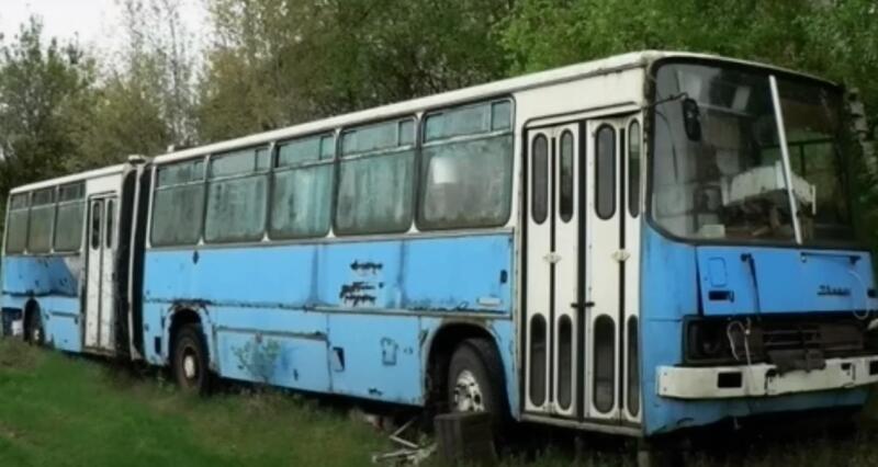 Abandoned vehicles: from bus to rocket carrier