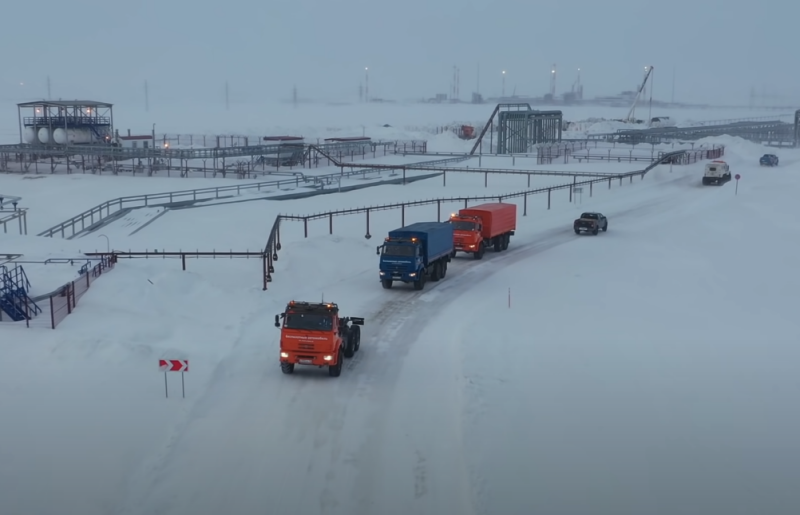 Беспилотные грузовики КамАЗ уже работают на регулярных рейсах в Арктике