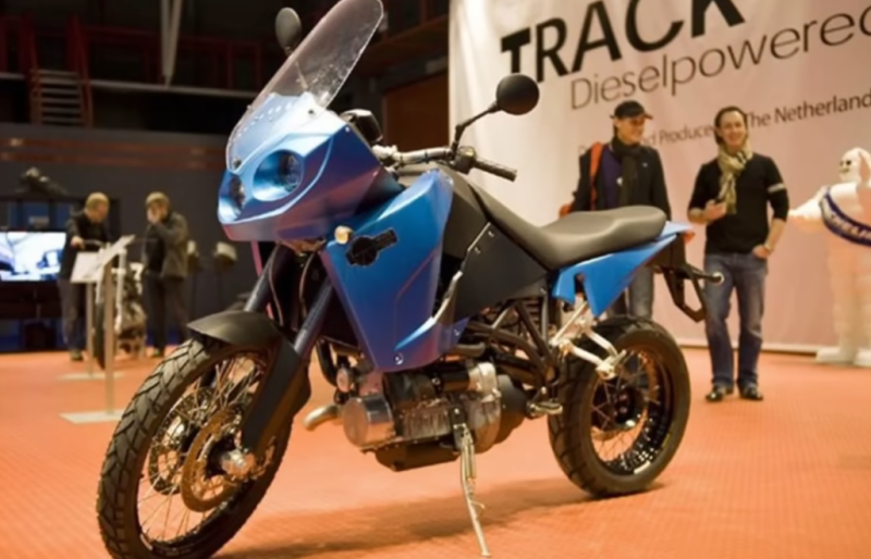 Üretim dizel motosiklet EVA Track T-800 CD - güç ve ekonomi