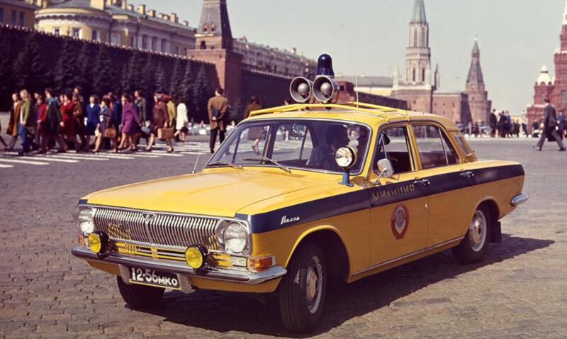 What did the Soviet police drive?