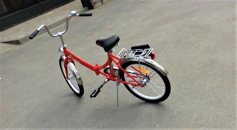 The legendary Soviet folding bike "Kama"