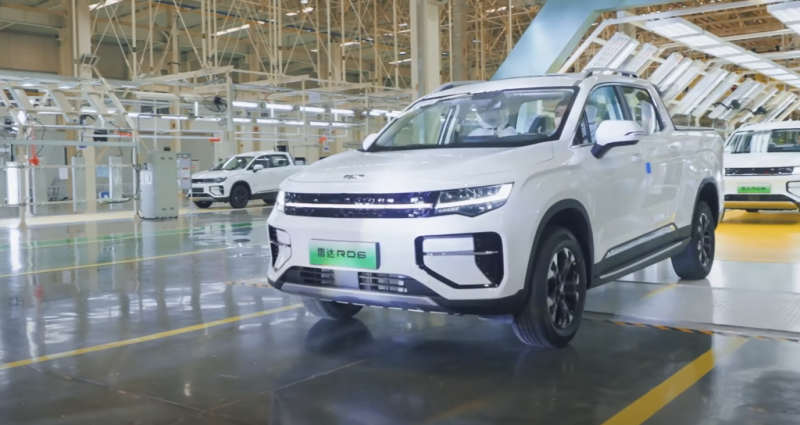 Электропикап Geely Radar RD6 выходит на мировые рынки