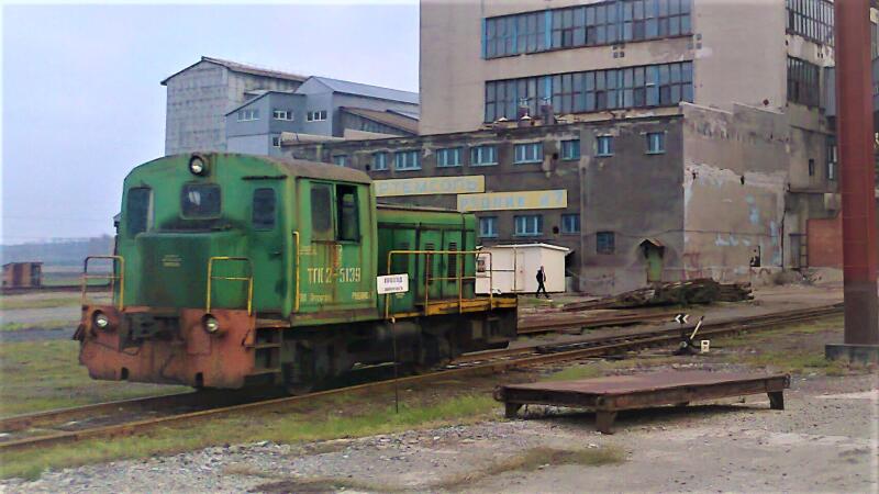 Maden dizel lokomotifi (motorlu lokomotif) TGK2