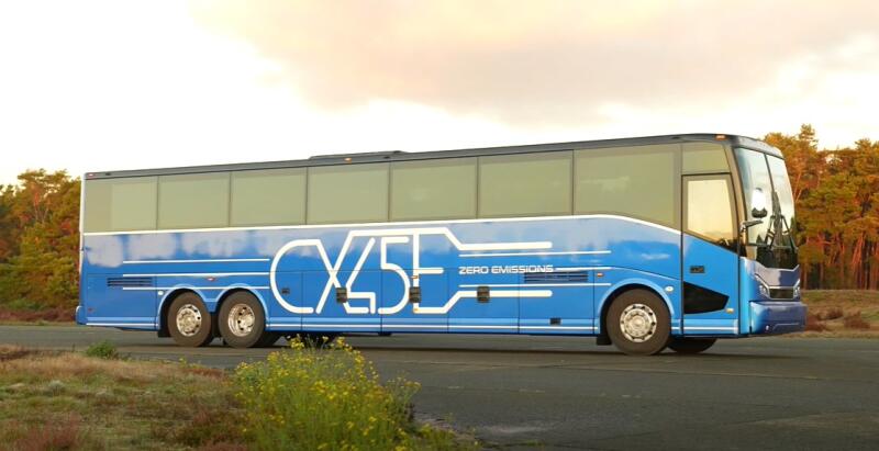 Van Hool CX45E – первый в мире междугородный серийный электрический автобус