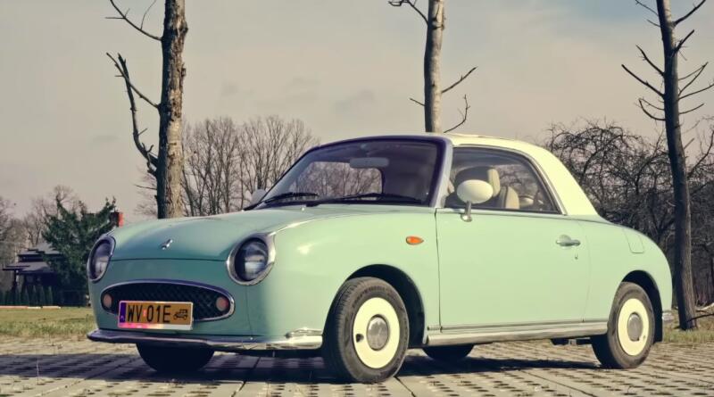 Японский Nissan Figaro 90-х, сильно напоминающий польский спорткар