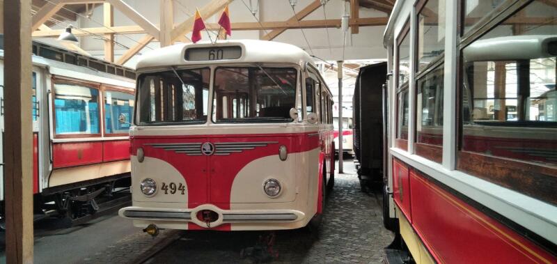 Единственная модель чехословацкого троллейбуса начала 60-х – Skoda 8 Tr