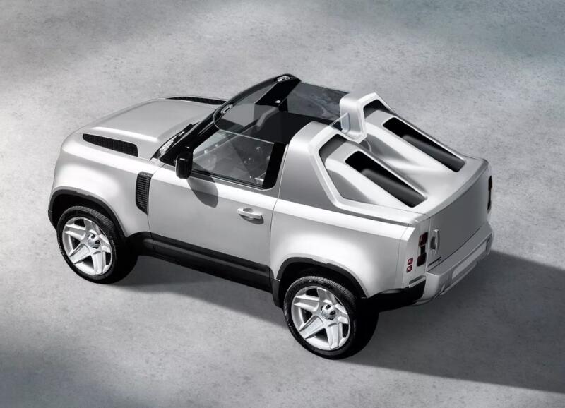 Land Rover Defender 90 Spyder – культовый внедорожник превратили в родстер