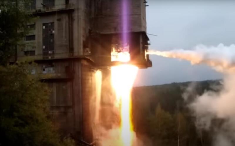 В РФ испытали камеру сгорания ракетного двигателя  РД-1