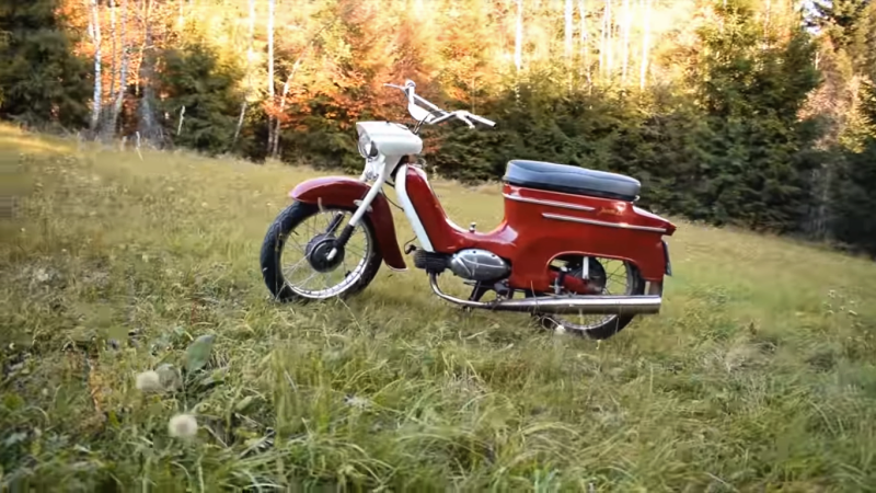Moped Jawa 50 Pionyr - many Czechs used to start driving with it