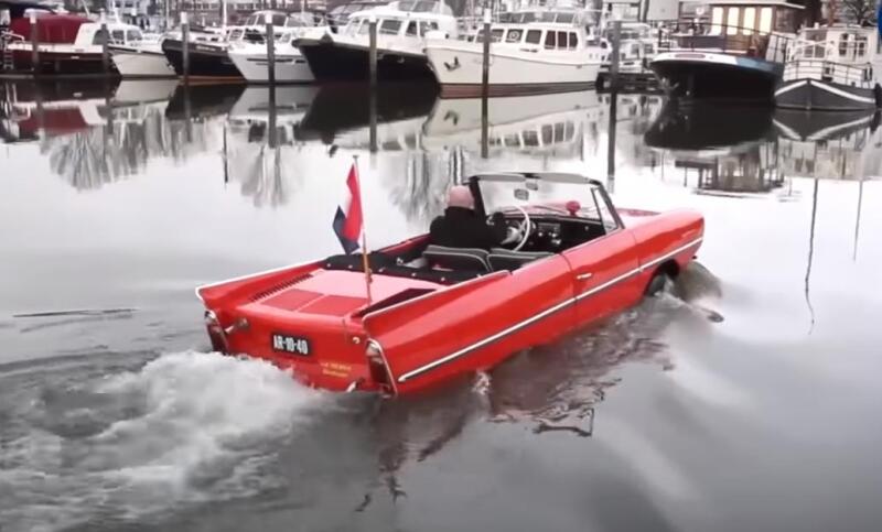 Единственный в мире серийный автомобиль-амфибия – Amphicar 770