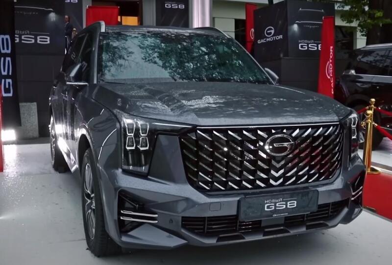 Gac GS8 – Chinese Cadillac: what is it like inside?