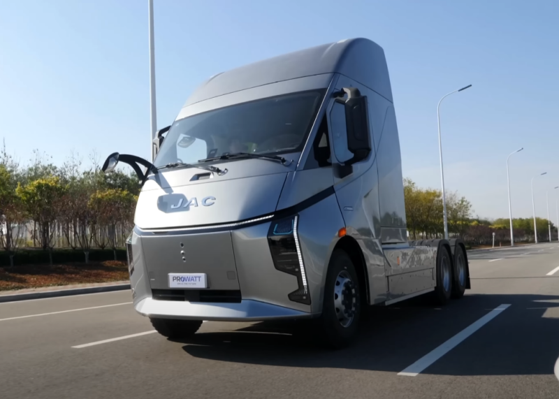 JAC electric truck is the future of international cargo transportation