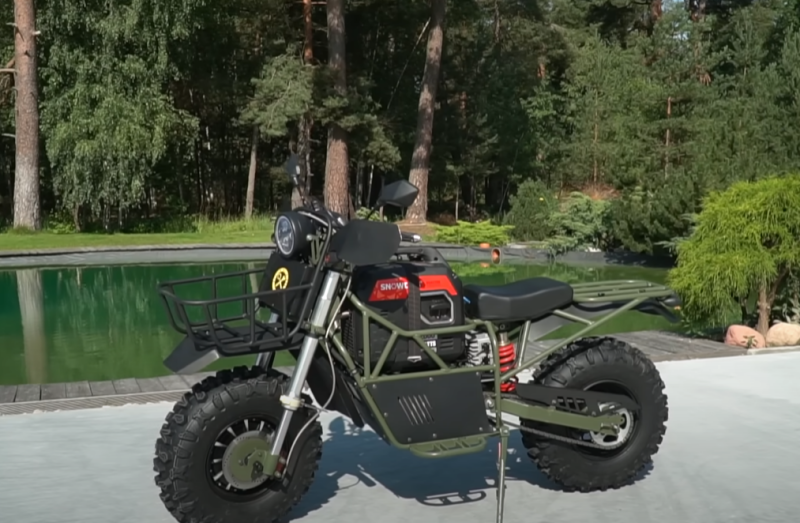 Baltmotors Bulldog – دراجة نارية كهربائية فريدة من نوعها ذات دفع رباعي