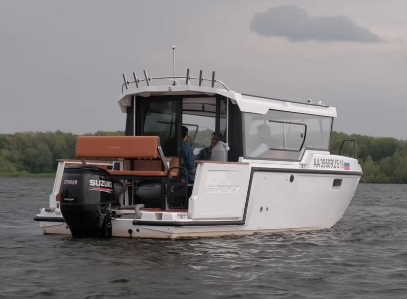 SEARENE 745: the only transformable boat in Russia from Tatarstan
