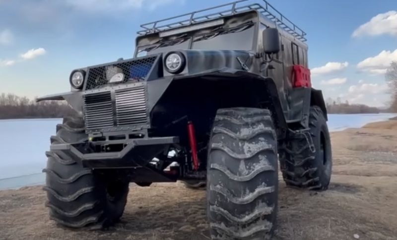Russian all-terrain vehicle "Storm" - cross-country ability without roads and borders