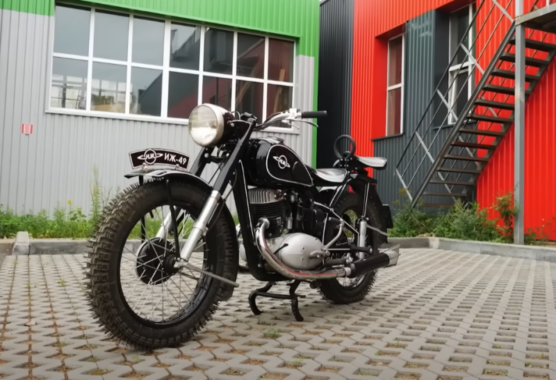 The German mystery of the Soviet motorcycle Izh-49