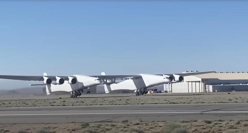 «Летающий аэропорт» Stratolaunch Roc для запуска Talon-A успешно прошел испытания