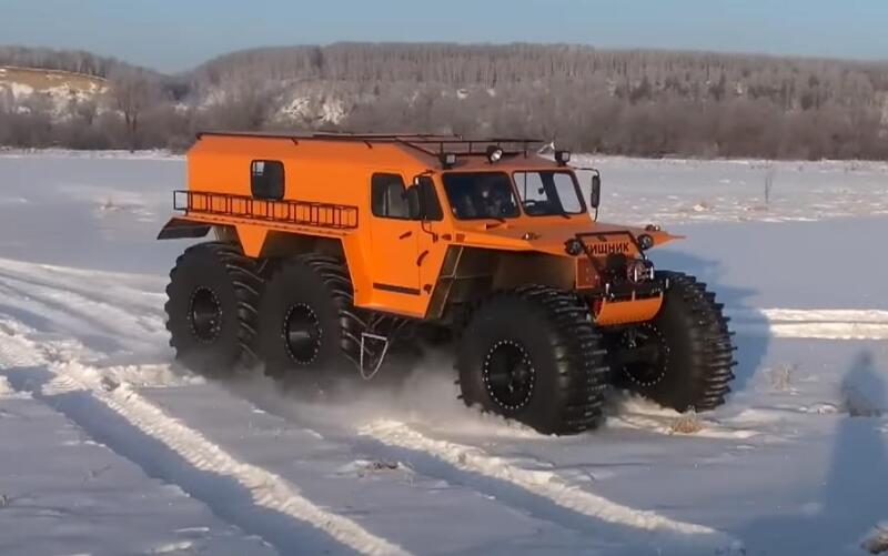 Xe địa hình "Kẻ săn mồi" - chiếc xe Putin lái quanh Chukotka