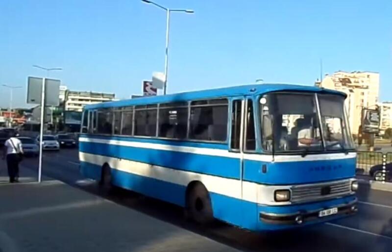 “Chavdar” – chiếc xe buýt của “anh em” đến từ Bulgaria