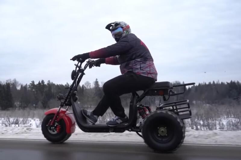 Электротрицикл WS PRO TRIKE 3000W: уникальная техника для бездорожья за 170 тысяч рублей