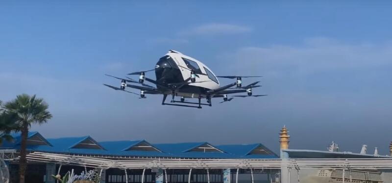 Air taxi sales from eHang are launched in China