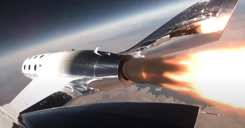 VSS Unity - a reusable spaceplane with an “eye” on the skin