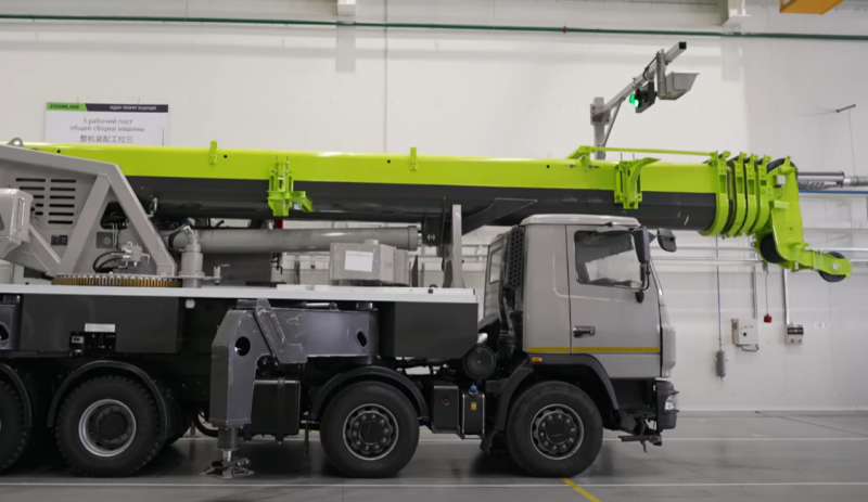 Belarusian-Chinese Zoomlion truck cranes are an example of full-fledged joint production